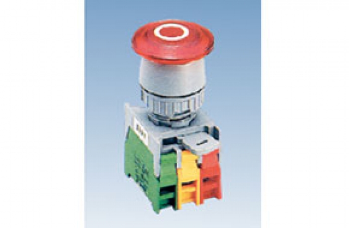 J22,J30 ILLUMINATED PUSH ON-PUSH OFF MUSHROOM PUSH BUTTON